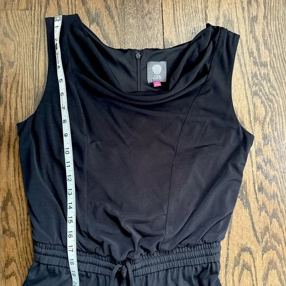 Vince‎ Camuto Black Sleeveless Wide Leg Jumpsuit Pantsuit - Picture 7 of 16
